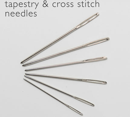 KORBOND 6 Pieces Tapestry / Cross Stitch Needles Size 18/24 Canvas Wool 110245
