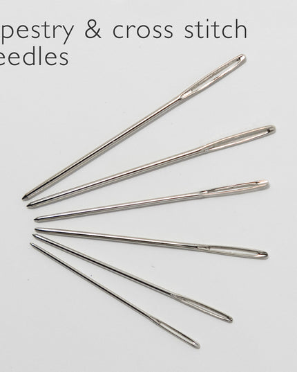 KORBOND 6 Pieces Tapestry / Cross Stitch Needles Size 18/24 Canvas Wool 110245