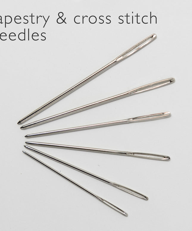 KORBOND 6 Pieces Tapestry / Cross Stitch Needles Size 18/24 Canvas Wool 110245