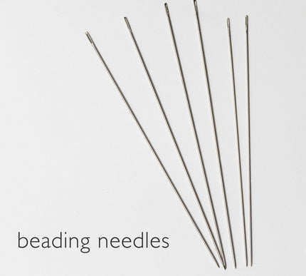 KORBOND 6 Pieces Beading Needles Size 10/12 Fine Sequin Seed Beadwork 110243