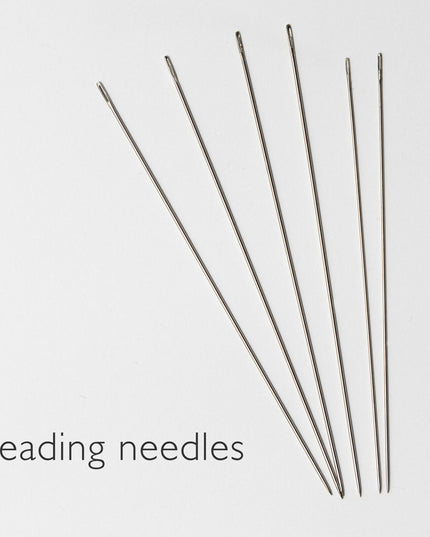 KORBOND 6 Pieces Beading Needles Size 10/12 Fine Sequin Seed Beadwork 110243