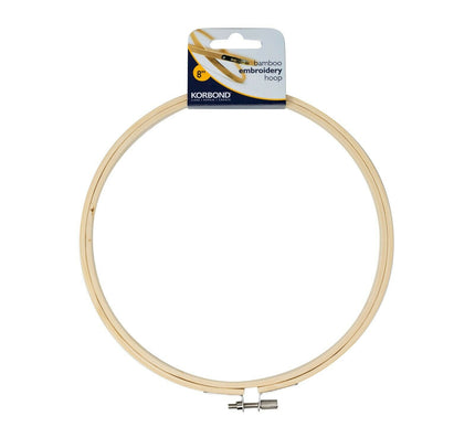 KORBOND 8" Bamboo Wooden Embroidery Hoop Cross Stitch Ring Frame Craft 160966