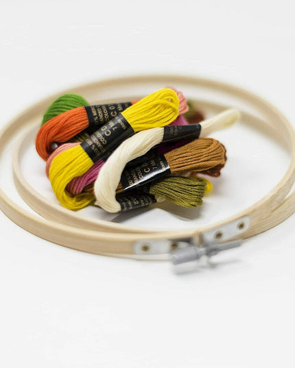 KORBOND Embroidery Floss - 20 Skeins 100% Mercerised Cotton Crafting 160950