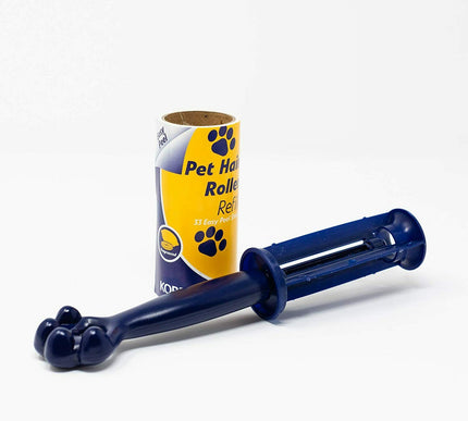 KORBOND Pet Hair Sticky Roller REFILLS 2 x 33 Sheets Lightly Scented 110721