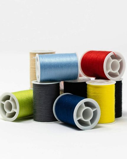 KORBOND 12 Colours CORE MIX Threads Selection 12x32m 100% Spun Polyester 110781