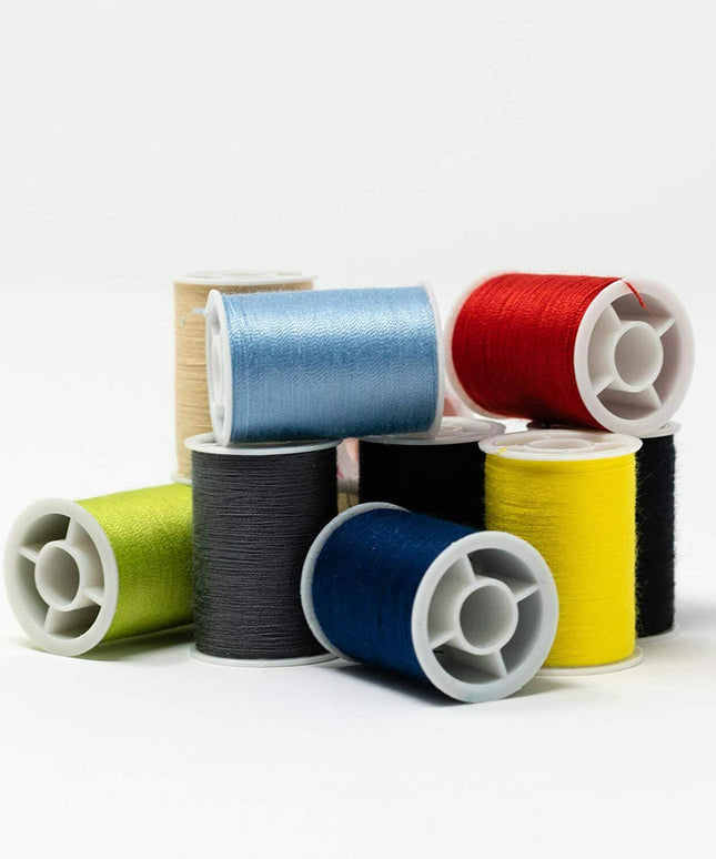 KORBOND 12 Colours CORE MIX Threads Selection 12x32m 100% Spun Polyester 110781