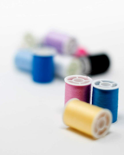 KORBOND 12 Colours PASTEL MIX Thread Selection 12x32m 100% Spun Polyester 110782