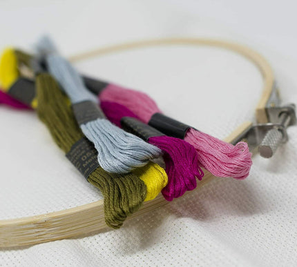 KORBOND Embroidery Floss - 20 Skeins 100% Mercerised Cotton Crafting 160950