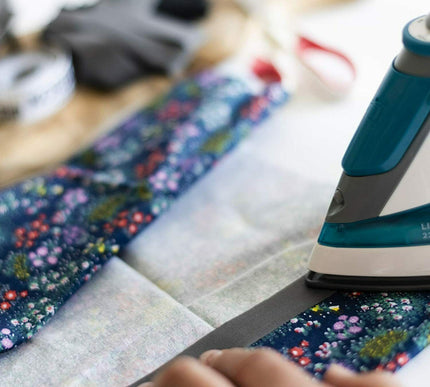 KORBOND Hemming Tape 6m BLACK & GREY - Iron On Turn Up Trouser Skirt Hems 110034