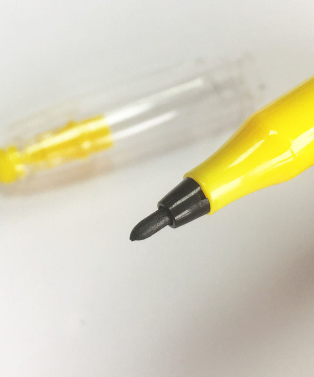 KORBOND Laundry Pen with 10 Iron On Labels Permanent Ink School Uniform 110022
