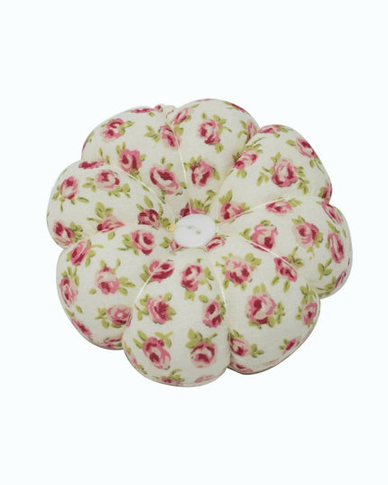 KORBOND Floral Pin Needle Cushion with Elasticated Wrist Strap Cotton Sew 110131