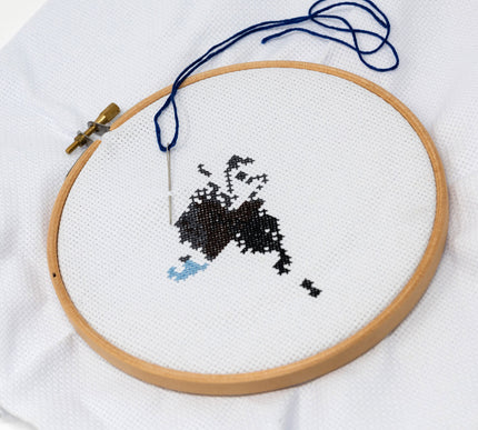 KORBOND 14 Count Aida Cross Stitch Fabric 30cm x 46cm 100% Cotton Canvas 180510