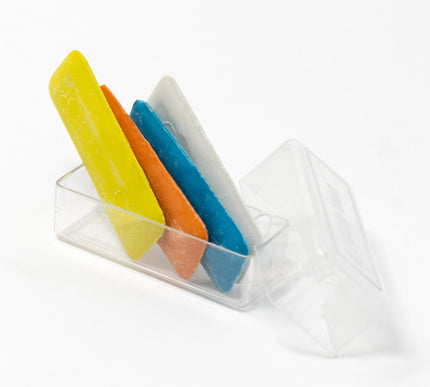 KORBOND 4 Piece Tailors Chalk with Case Clay Based Fabric Pattern Marking 110146
