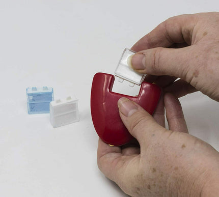 KORBOND Chalk Wheel Refillable WHITE Craft Marking Fine Line Dressmaking 110138