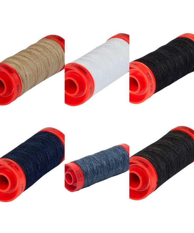 KORBOND Professional TOP STITCH Thread 30m Extra Strong Quality Sewing 6 COLOURS