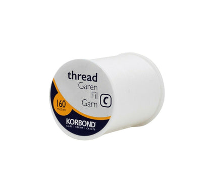 KORBOND 100% Polyester Thread 160m Reels No Shrinkage Sewing Repairs 12 COLOURS