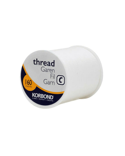 KORBOND 100% Polyester Thread 160m Reels No Shrinkage Sewing Repairs 12 COLOURS