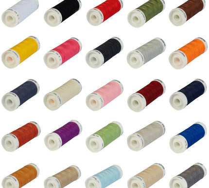 KORBOND Professional 100% Polyester Thread 100m Reels Sewing Repairs 26 COLOURS