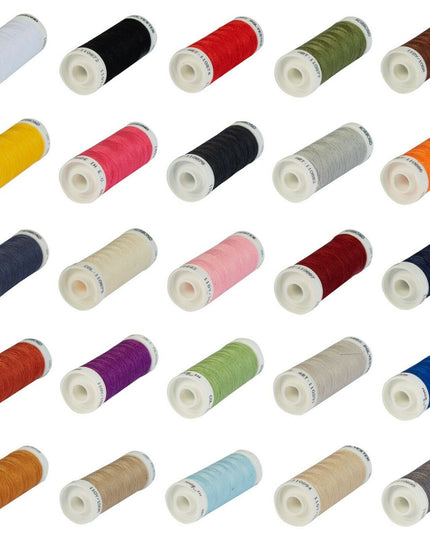 KORBOND Professional 100% Polyester Thread 100m Reels Sewing Repairs 26 COLOURS