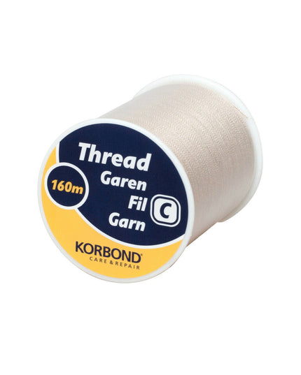 KORBOND 100% Polyester Thread 160m Reels No Shrinkage Sewing Repairs 12 COLOURS