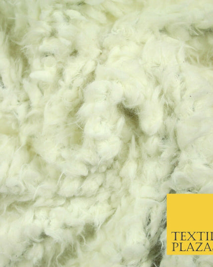 3 COLOURS - Premium Soft Shiny Foil Backed Faux SHERPA FUR Fabric 705GSM 59"