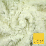 3 COLOURS - Premium Soft Shiny Foil Backed Faux SHERPA FUR Fabric 705GSM 59"