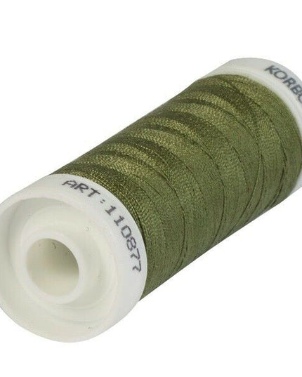 KORBOND Professional 100% Polyester Thread 100m Reels Sewing Repairs 26 COLOURS