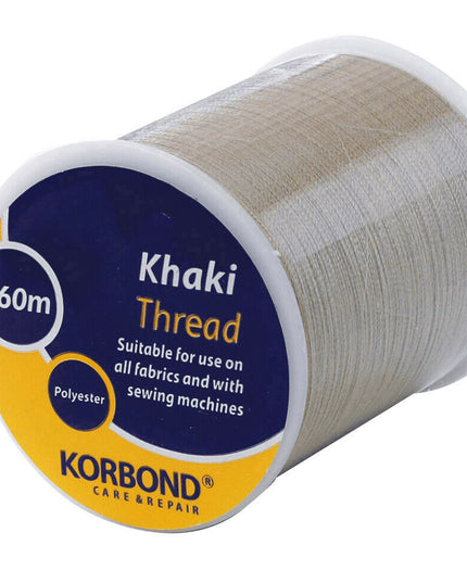 KORBOND 100% Polyester Thread 160m Reels No Shrinkage Sewing Repairs 12 COLOURS