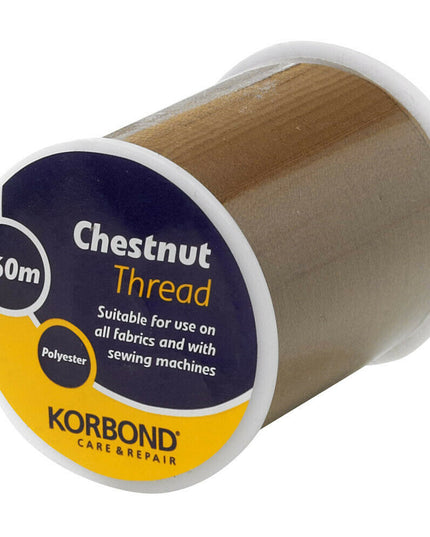 KORBOND 100% Polyester Thread 160m Reels No Shrinkage Sewing Repairs 12 COLOURS