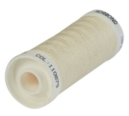 KORBOND Professional 100% Polyester Thread 100m Reels Sewing Repairs 26 COLOURS