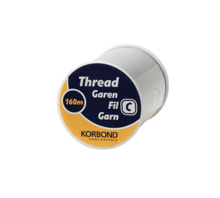 KORBOND 100% Polyester Thread 160m Reels No Shrinkage Sewing Repairs 12 COLOURS