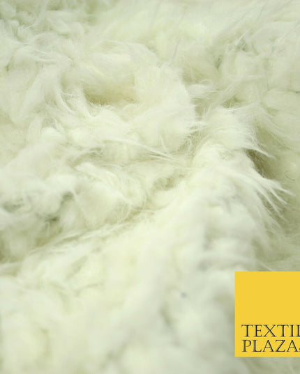 3 COLOURS - Premium Soft Shiny Foil Backed Faux SHERPA FUR Fabric 705GSM 59"