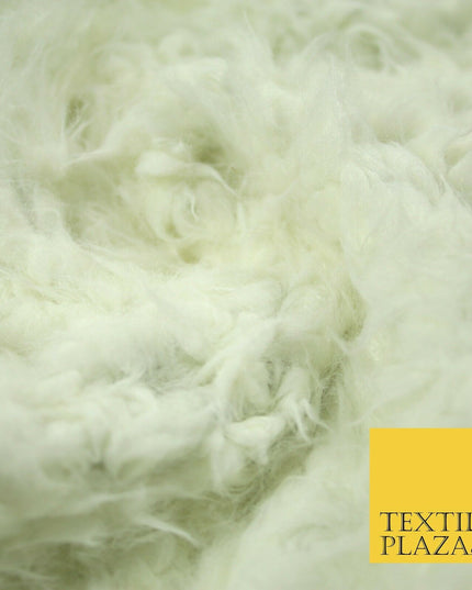 3 COLOURS - Premium Soft Shiny Foil Backed Faux SHERPA FUR Fabric 705GSM 59"