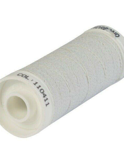 KORBOND Professional WHITE 20m Spool Shirring Shearing Elastic Thread 110411