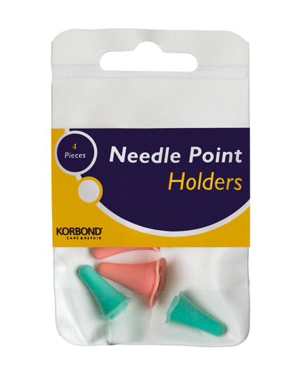 KORBOND 4 Pack Needle Point Holders Protectors Covers Cap Stitch Knitting 180047