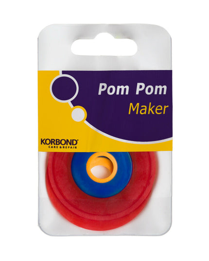 KORBOND Pom Pom Maker - Makes 3 Different Sizes Knitting Crafting 180045