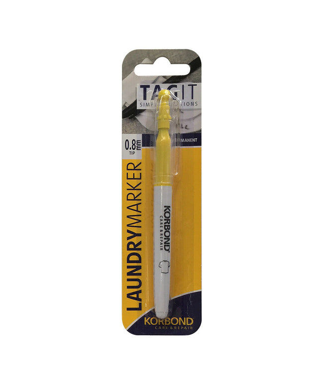 KORBOND Laundry Marker Pen 0.8mm Black Permanent Ink School Uniform Label 400100