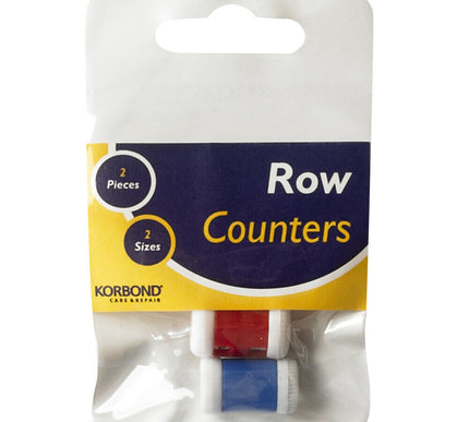 KORBOND Row Counters 2 Sizes For Needles up to 8mm Stitch Tally Knitting 180041
