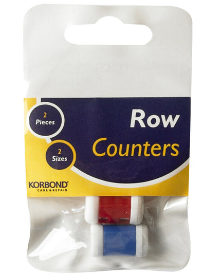 KORBOND Row Counters 2 Sizes For Needles up to 8mm Stitch Tally Knitting 180041