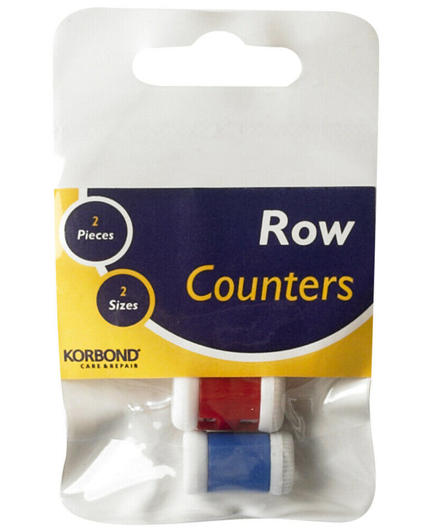 KORBOND Row Counters 2 Sizes For Needles up to 8mm Stitch Tally Knitting 180041
