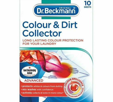 DR BECKMANN COLOUR & DIRT COLLECTOR - LONG LASTING COLOUR PROTECTION - 10 SHEETS