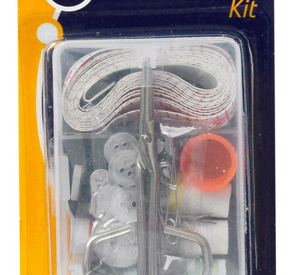KORBOND 13 Piece SEWING KIT - Travel Repair Scissors Needles Pins Thimble 110485