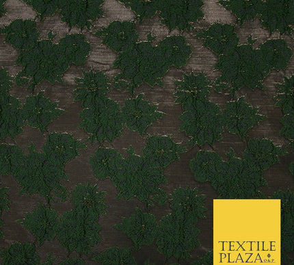 Floral Carnation Clusters Antique Gold Textured Brocade Jacquard Dress Fabric