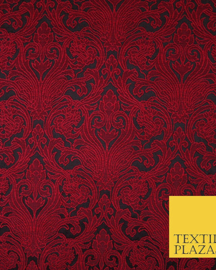 Large Ornate Damask Ornamental Textured Fancy Brocade Jacquard Dress Fabric