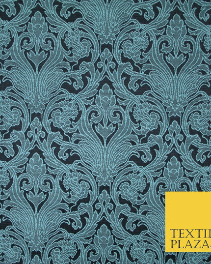 Large Ornate Damask Ornamental Textured Fancy Brocade Jacquard Dress Fabric