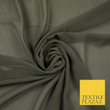 11 MIX COLOURS Premium Plain Dyed Chiffon Fine Soft Georgette Sheer Dress Fabric