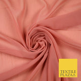 11 MIX COLOURS Premium Plain Dyed Chiffon Fine Soft Georgette Sheer Dress Fabric
