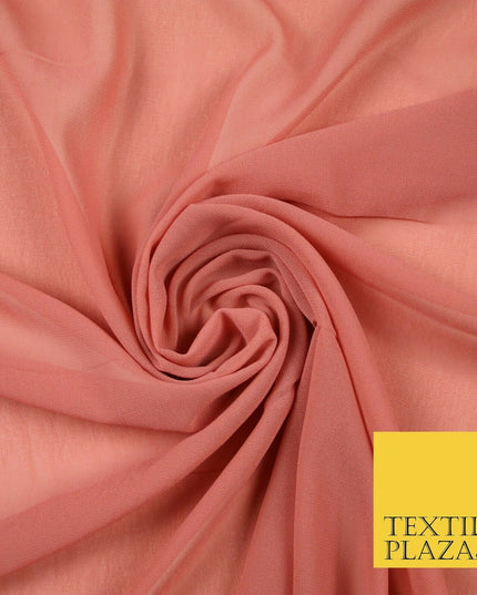 11 MIX COLOURS Premium Plain Dyed Chiffon Fine Soft Georgette Sheer Dress Fabric