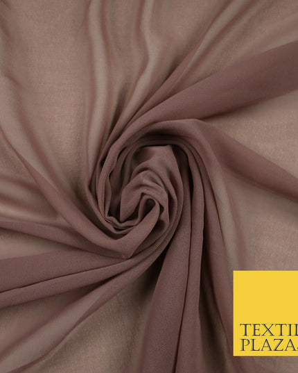 11 MIX COLOURS Premium Plain Dyed Chiffon Fine Soft Georgette Sheer Dress Fabric