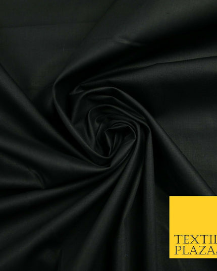 18 COLOURS Premium PLAIN 100% ORGANIC COTTON POPLIN Fabric Dress Craft Eco 44"